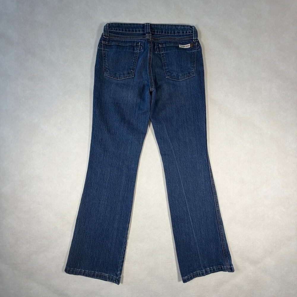Wrangler Riggs Workwear Womens Bootcut Jeans Blue Medium Wash Size 4x30 - Picture 13 of 13
